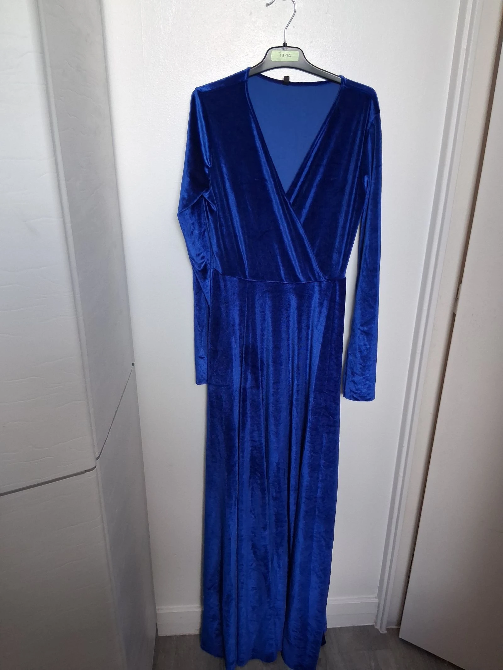 Robe velours longue